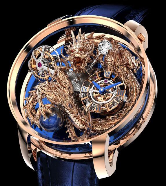 Jacob & Co ASTRONOMIA ART DRAGON ROSE GOLD SKY AT112.40.DR.SD.A Replica watch